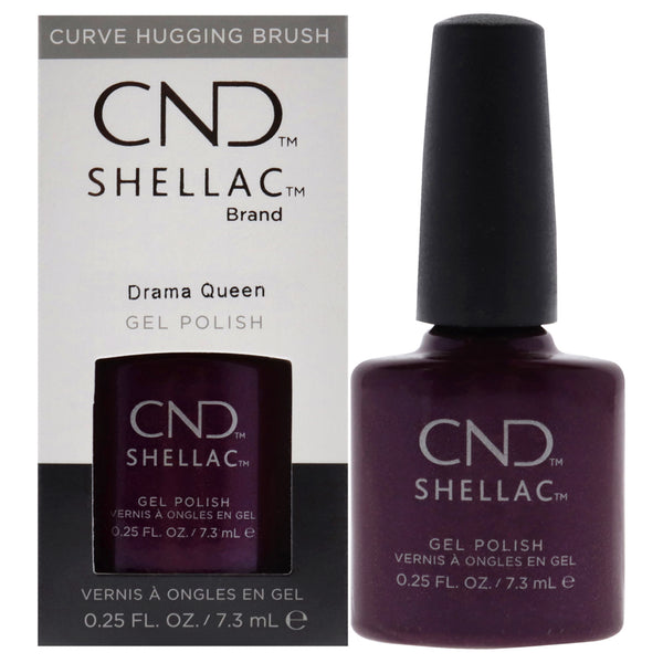 CND Shellac Nail Color - Drama Queen by CND for Women - 0.25 oz Nail Polish