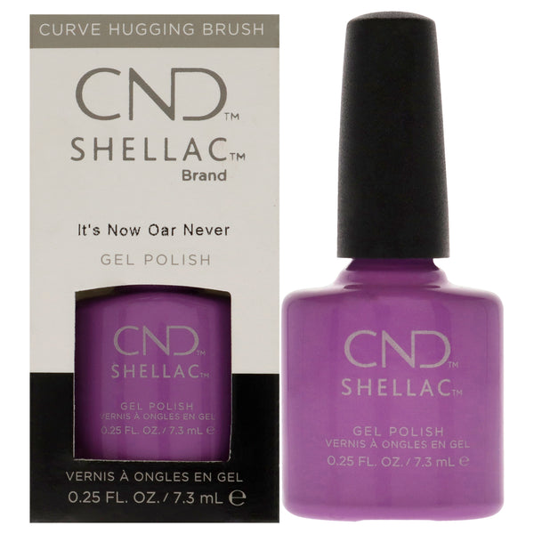 CND Shellac Nail Color - Its Now Oar Nvr by CND for Women - 0.25 oz Nail Polish