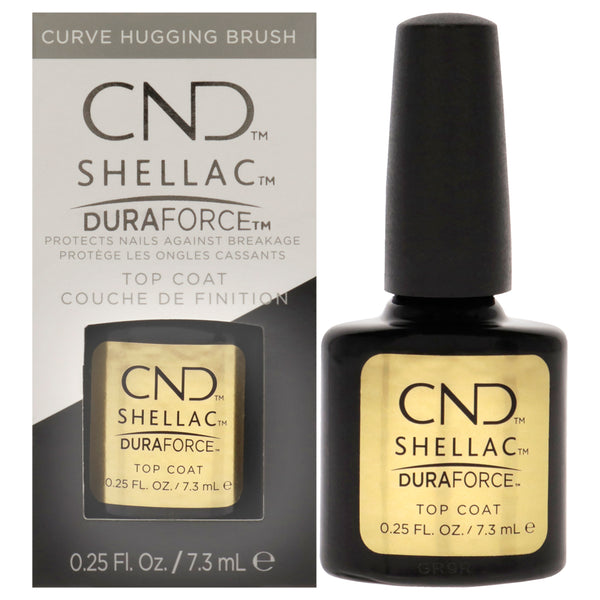 CND Shellac Nail Color - Duraforce Top Coat by CND for Women - 0.25 oz Nail Polish