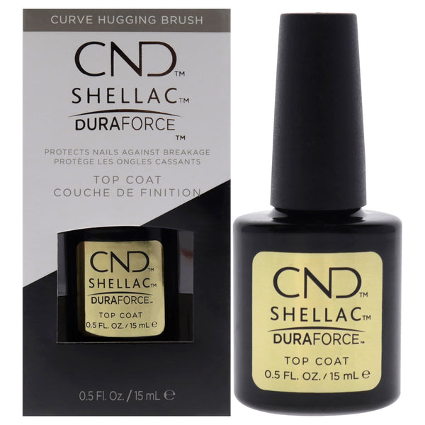 CND Shellac Nail Color - Duraforce Top Coat by CND for Women - 0.5 oz Nail Polish