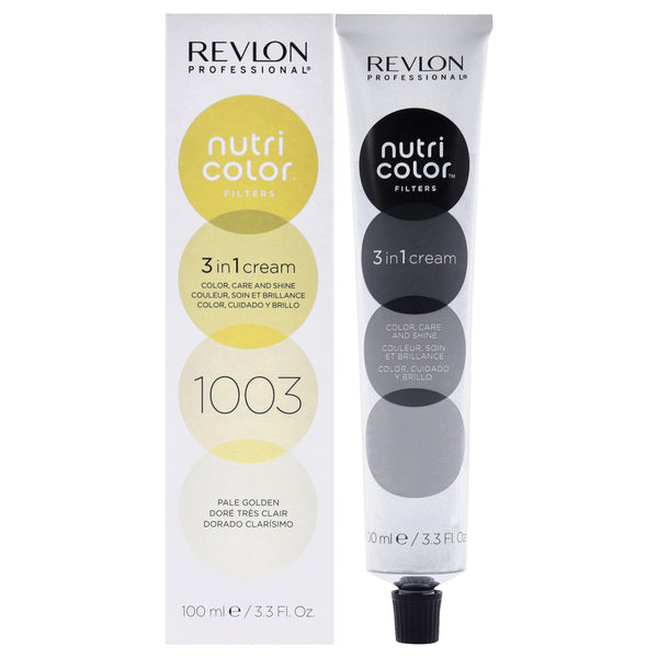 Revlon Nutri Color Cream - 1003 Pale Gold by Revlon for Unisex - 3.3 oz Hair Color