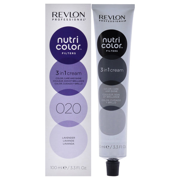 Revlon Nutri Color Cream - 020 Lavender by Revlon for Unisex - 3.3 oz Hair Color