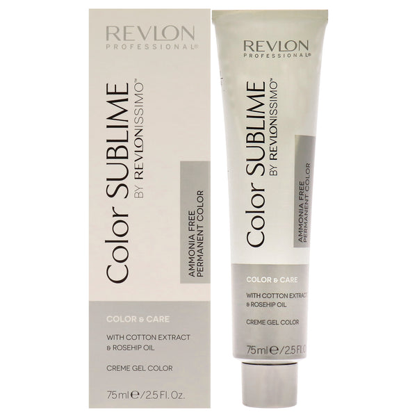 Revlon Revlonissimo Color Sublime - 7.41 Medium Copper Ash Blonde by Revlon for Unisex - 2.5 oz Hair Color