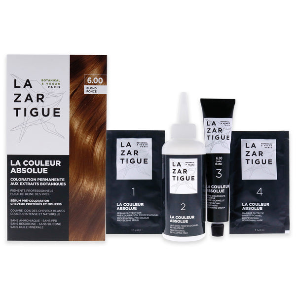 Lazartigue La Couleur Absolue Permanent Haircolor - 6.00 Dark Blond by Lazartigue for Unisex - 1 Application Hair Color