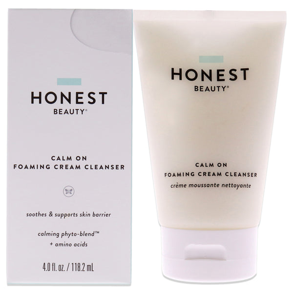 Honest Calm on Foaming Cream Cleanser by Honest for Women - 4 oz Cleanser