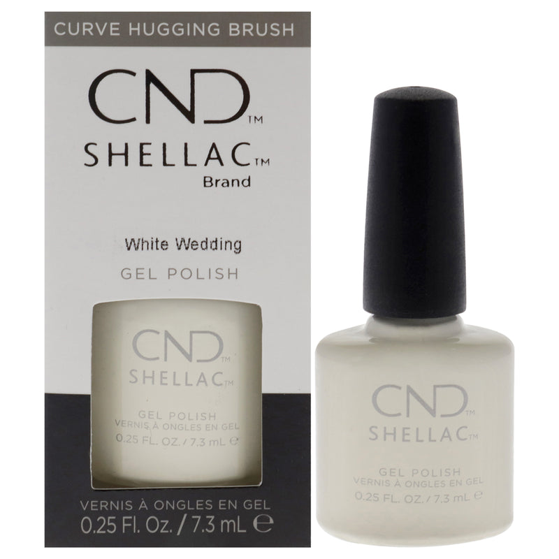 CND Shellac Nail Polish - White Wedding by CND for Women - 0.25 oz Nail Polish