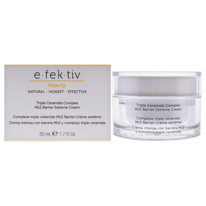 e.fek.tiv Triple Ceramide Complex MLE Barrier Extreme Cream by e.fek.tiv for Unisex - 1.7 oz Cream