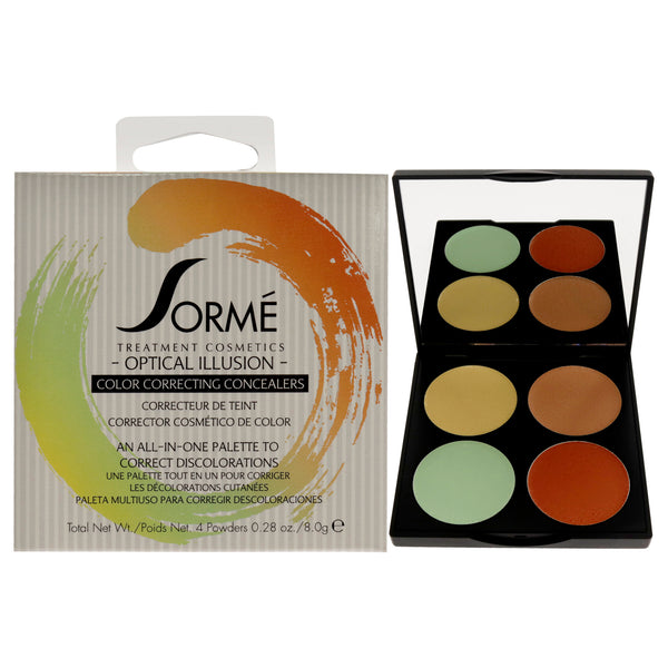 Sorme Cosmetics Optical Illusion Color Correcting Palette by Sorme Cosmetics for Women - 0.28 oz Concealer