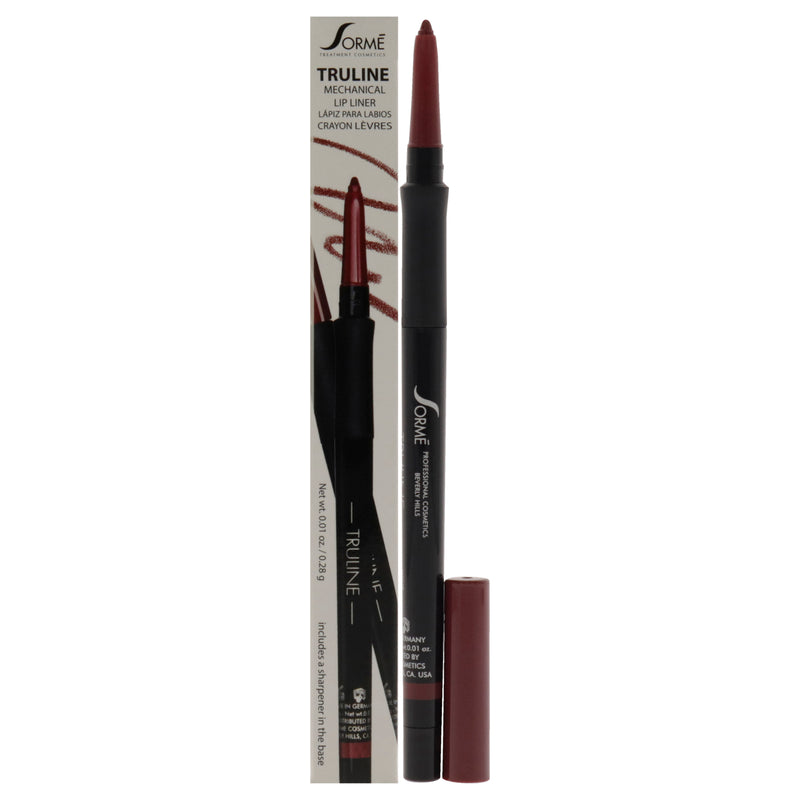 Sorme Cosmetics Truline Mechanical Lipliner - MPL02 Wine by Sorme Cosmetics for Women - 0.01 oz Lip Liner