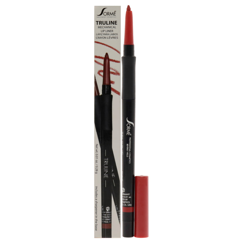 Sorme Cosmetics Truline Mechanical Lipliner - MPL04 Scarlet by Sorme Cosmetics for Women - 0.01 oz Lip Liner