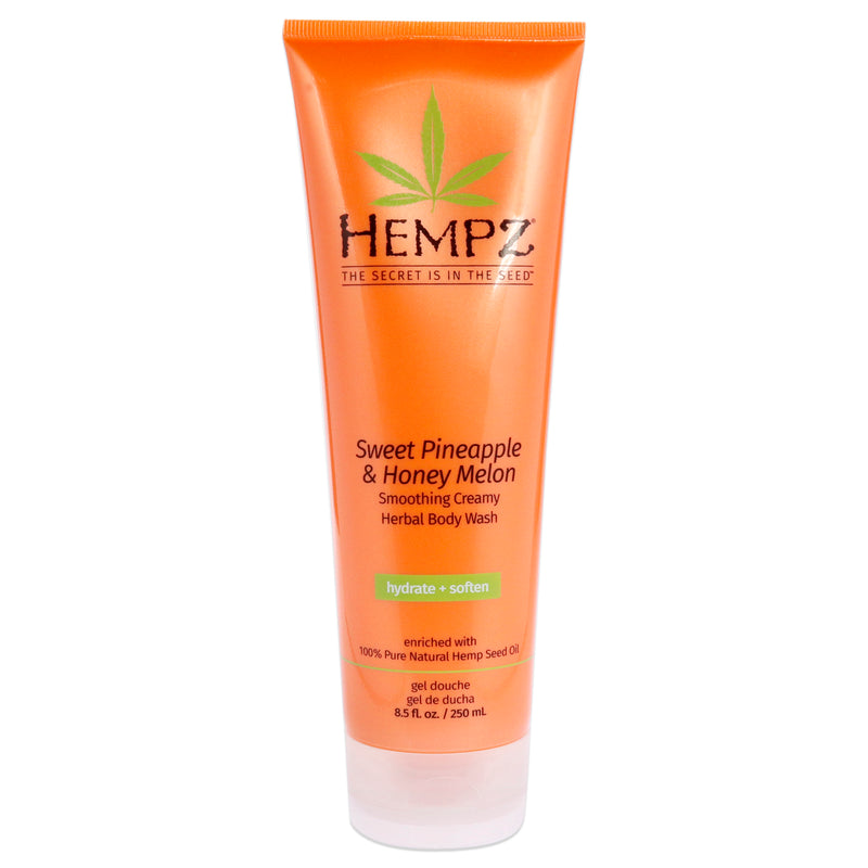 Hempz Sweet Pineapple and Honey Melon Herbal Body Wash by Hempz for Unisex - 8.5 oz Body Wash