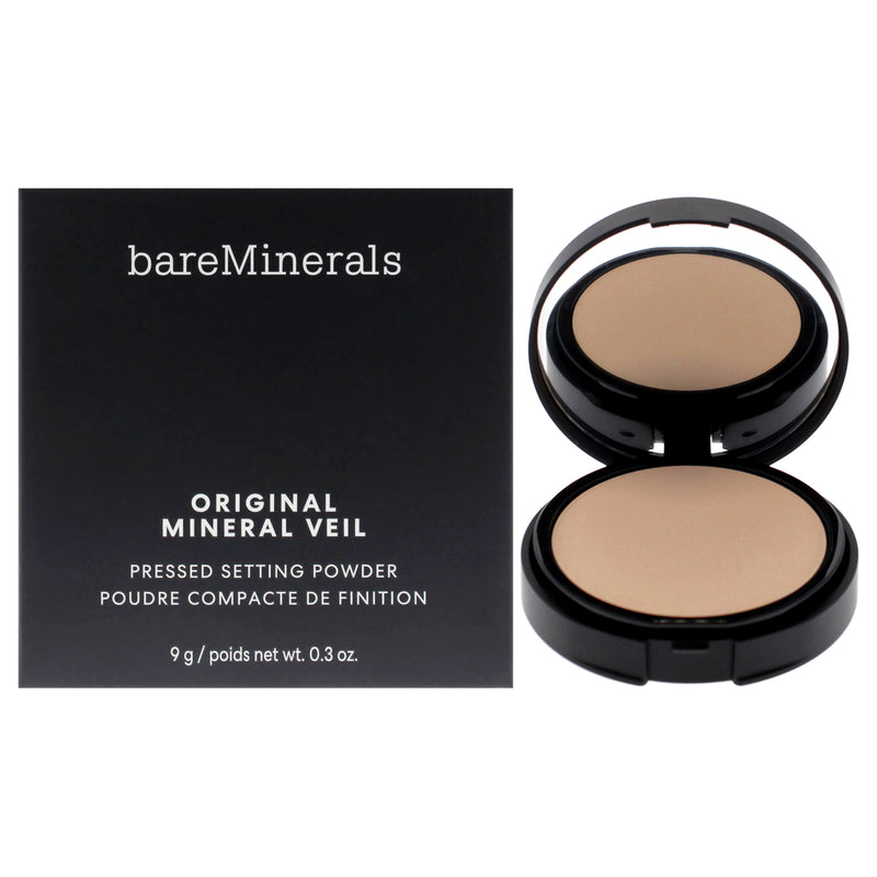 BareMinerals Original Mineral Veil Pressed Setting Powder - Sheer Light by bareMinerals for Women - 0.3 oz Powder