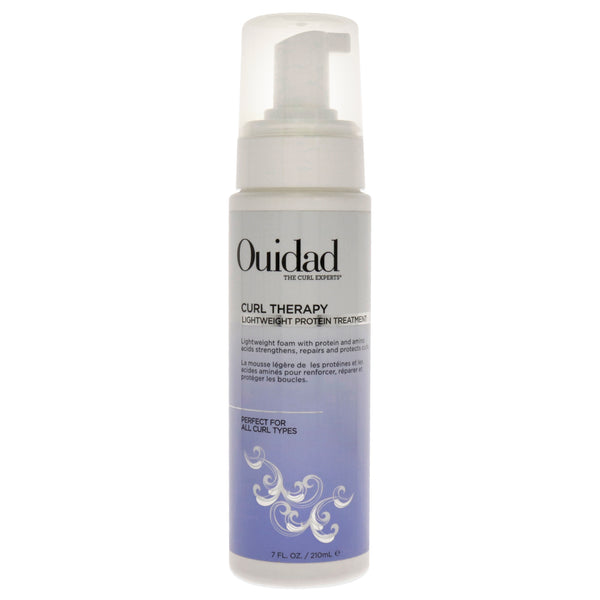 Ouidad Curl Therapy Lightweight Protein Foam Treatment by Ouidad for Unisex - 7 oz Treatment