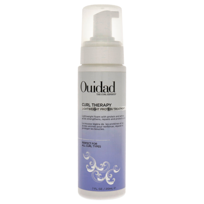 Ouidad Curl Therapy Lightweight Protein Foam Treatment by Ouidad for Unisex - 7 oz Treatment