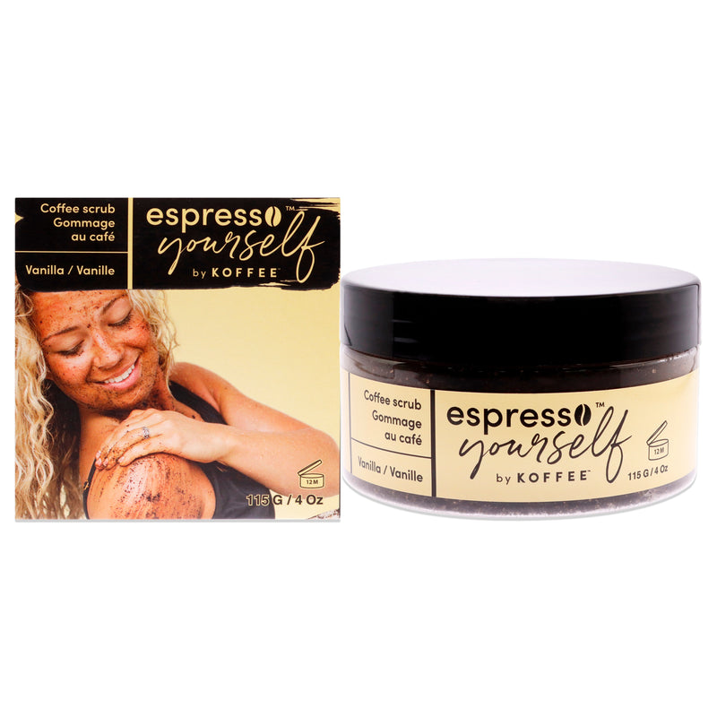 Koffee Beauty Coffee Scrub - Vanilla by Koffee Beauty for Unisex - 4 oz Scrub