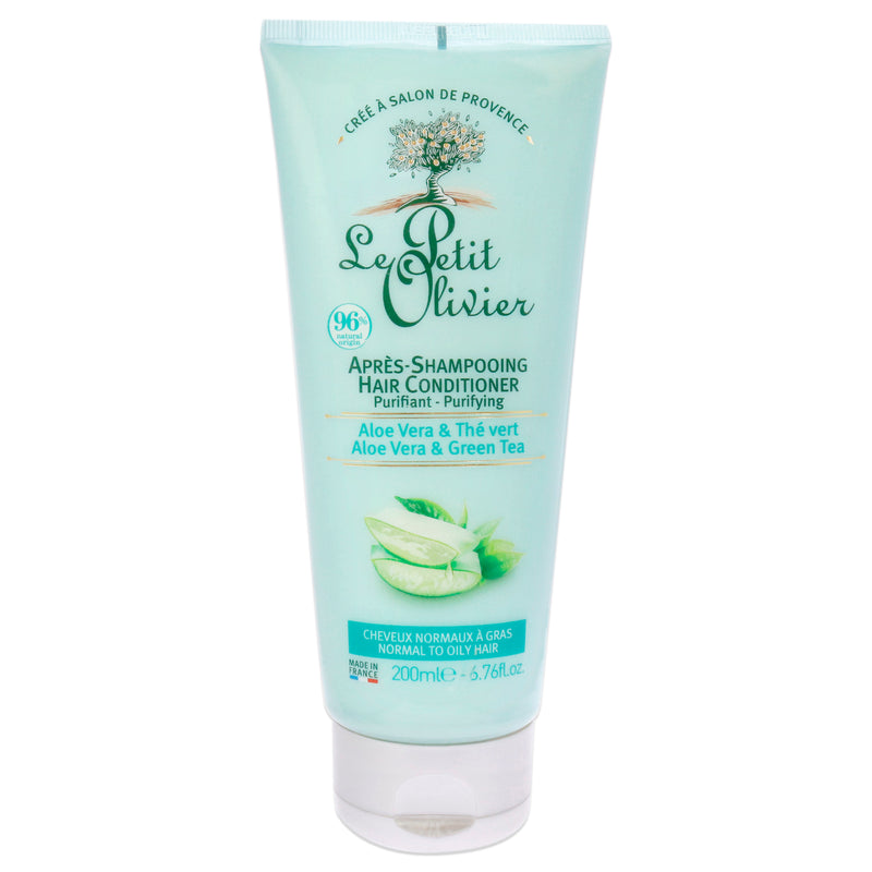 Le Petit Olivier Hair Conditioner Purifying - Aloe Vera and Green Tea by Le Petit Olivier for Women - 6.76 oz Conditioner