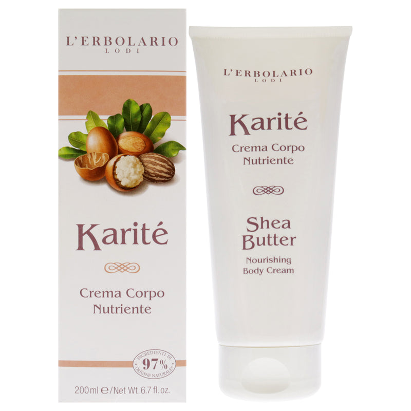 LErbolario Nourishing Body Cream - Shea Butter by LErbolario for Unisex - 6.7 oz Cream