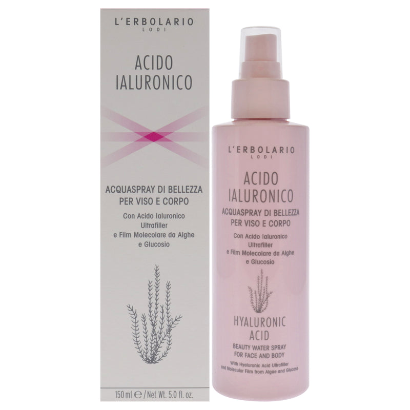 LErbolario Hyaluronic Acid Beauty Water Spray for Face and Body by LErbolario for Unisex - 5 oz Body Spray