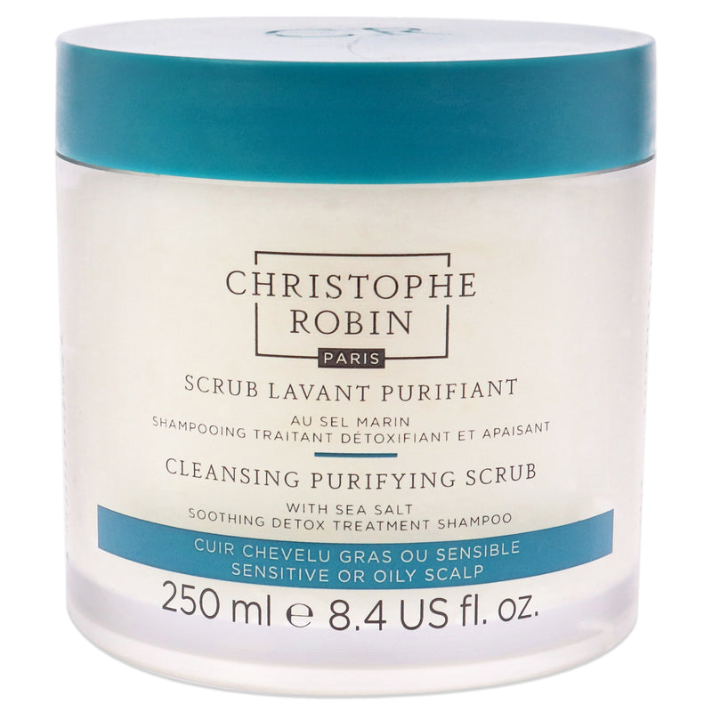 Christophe Robin Cleansing Purifying Scrub with Sea Salt by Christophe Robin for Unisex - 8.4 oz Scrub