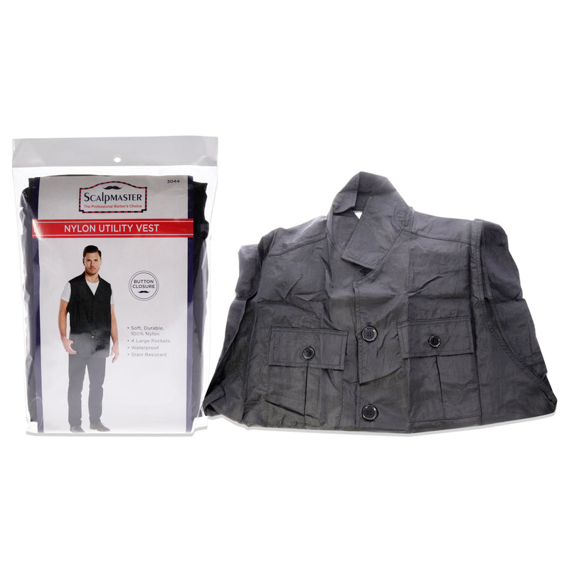 Scalpmaster Nylon Utility Vest by Scalpmaster for Unisex - 1 Pc Vest