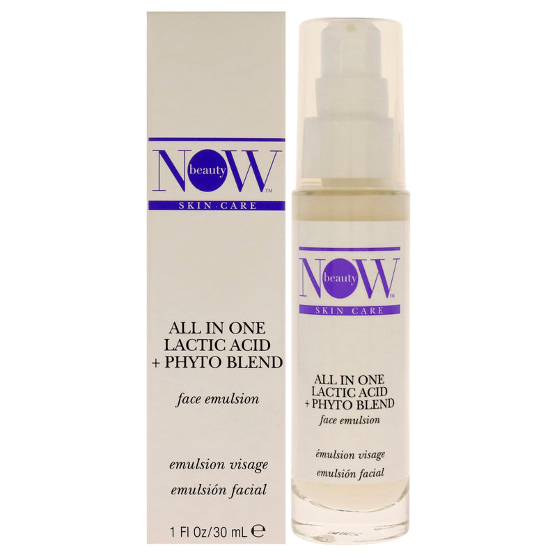 NOW Beauty All in one Lactic Acid Plus Phyto Blend Treatment by NOW Beauty for Unisex - 1 oz Treatment