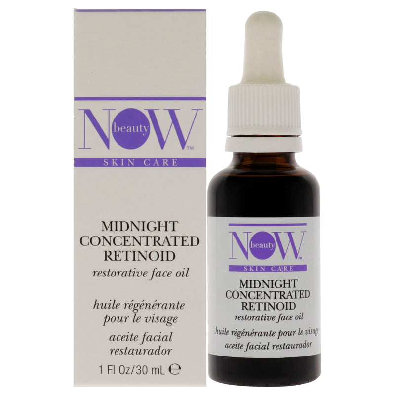 NOW Beauty Midnight Concentrated Retinoid Restorative Face Oil by NOW Beauty for Unisex - 1 oz Oil