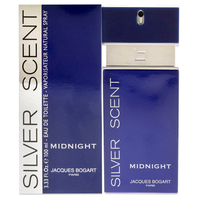 Jacques Bogart Silver Scent Midnight by Jacques Bogart for Men - 3.3 oz EDT Spray