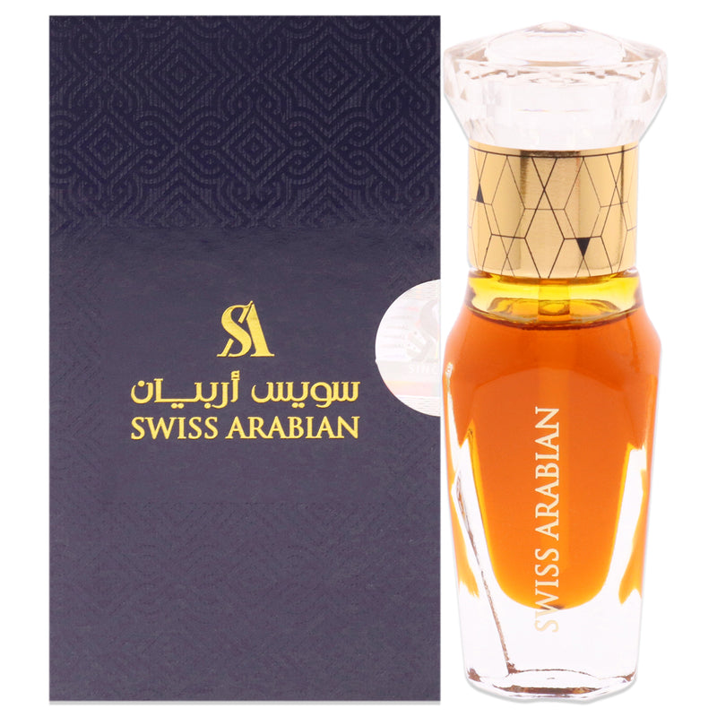 Swiss Arabian Amber Aura by Swiss Arabian for Unisex - 0.4 oz Parfum Oil Rollerball