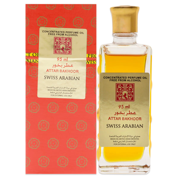 Swiss Arabian Attar Bakhoor ER8E by Swiss Arabian for Unisex - 3.2 oz Parfum Oil