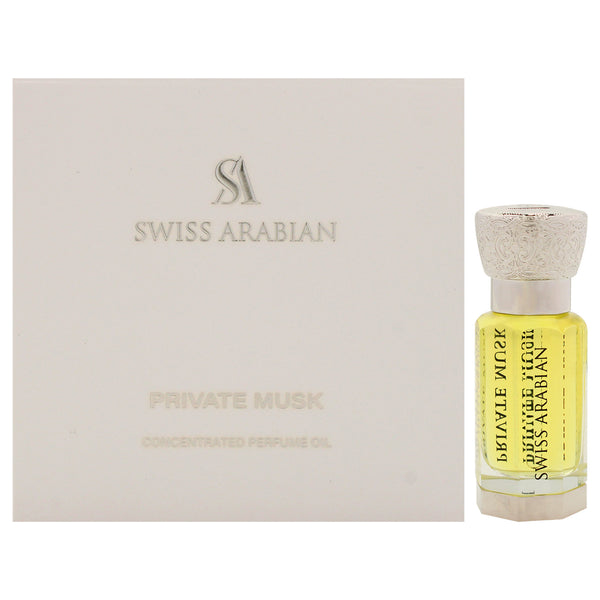 Swiss Arabian Private Musk by Swiss Arabian for Unisex - 0.4 oz Parfum Oil (Mini)