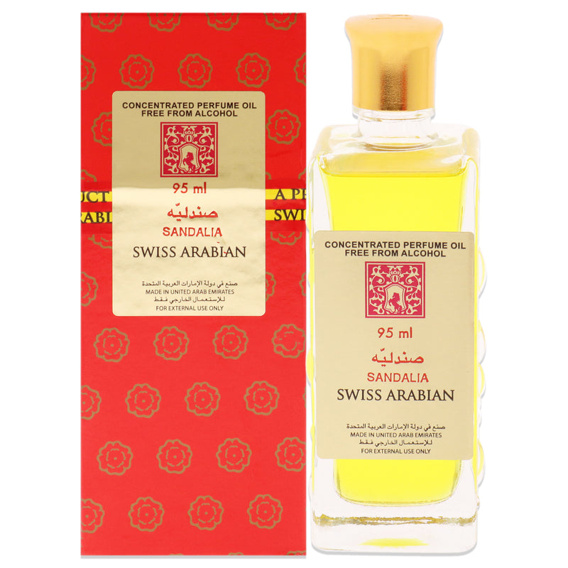 Swiss Arabian Sandalia ER8E by Swiss Arabian for Unisex - 3.2 oz Parfum Oil