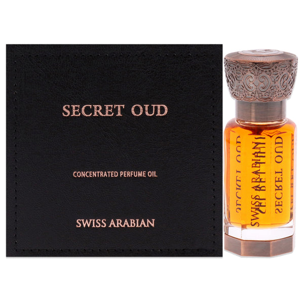 Swiss Arabian Secret Oud by Swiss Arabian for Unisex - 0.4 oz Parfum Oil