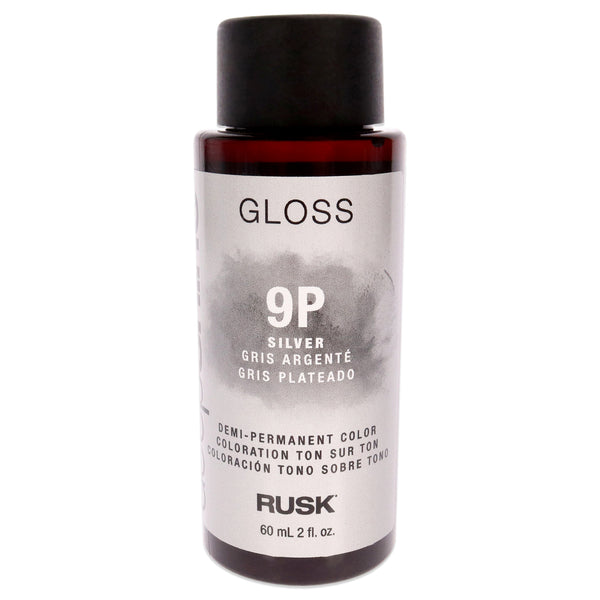 Rusk Deepshine Gloss Demi-Permanent Color - 9P Silver by Rusk for Unisex - 2 oz Hair Color