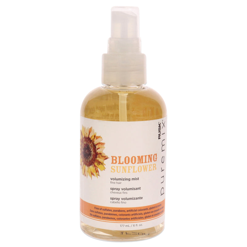 Rusk Puremix Blooming Sunflower Volumizing Mist - Fine Hair by Rusk for Unisex - 6 oz Hair Mist