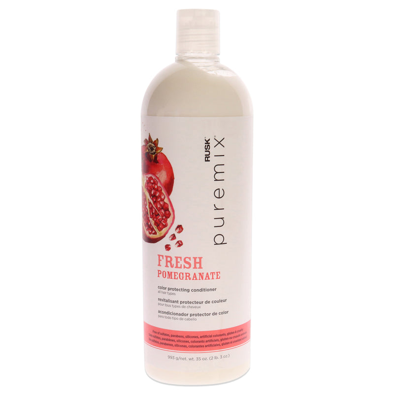 Rusk Puremix Fresh Pomegranate Color Protecting Conditioner by Rusk for Unisex - 35 oz Conditioner