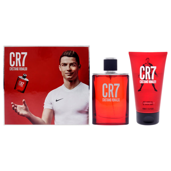 Cristiano Ronaldo CR7 by Cristiano Ronaldo for Men - 2 Pc Gift Set 1.7oz EDT Spray, 5.1oz Shower Gel