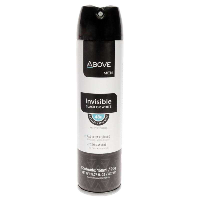 Above 48 Hours Antiperspirant Deodorant - Invisible by Above for Men - 3.17 oz Deodorant Spray