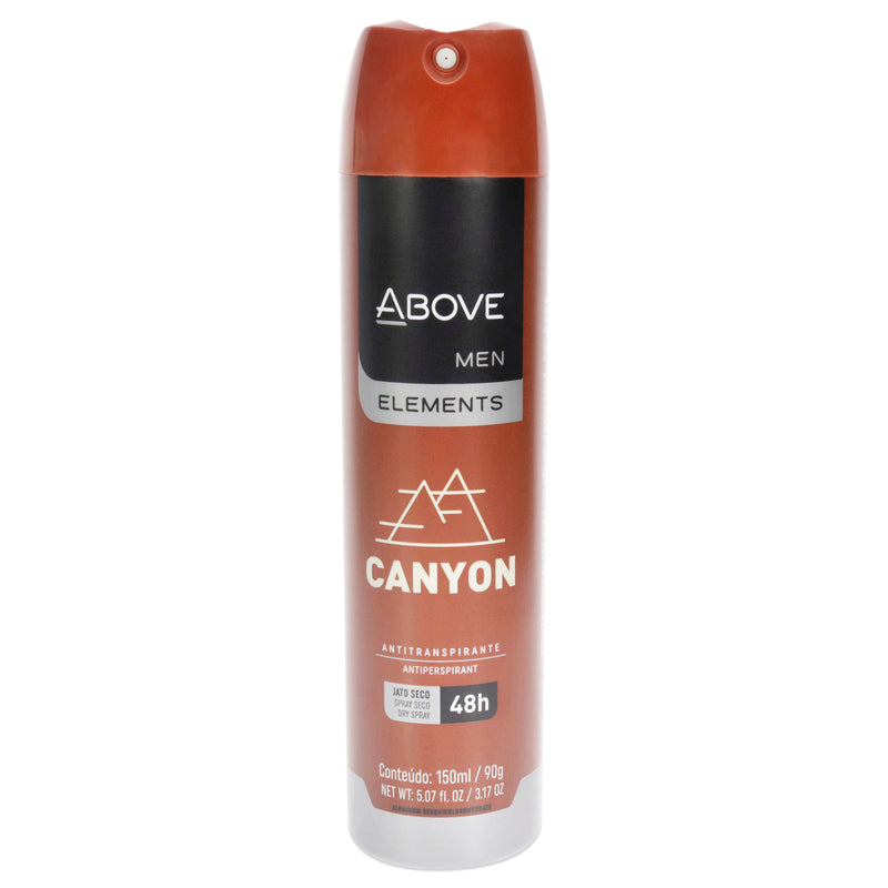 Above 48 Hours Element Antiperspirant Deodorant - Canyon by Above for Men - 3.17 oz Deodorant Spray