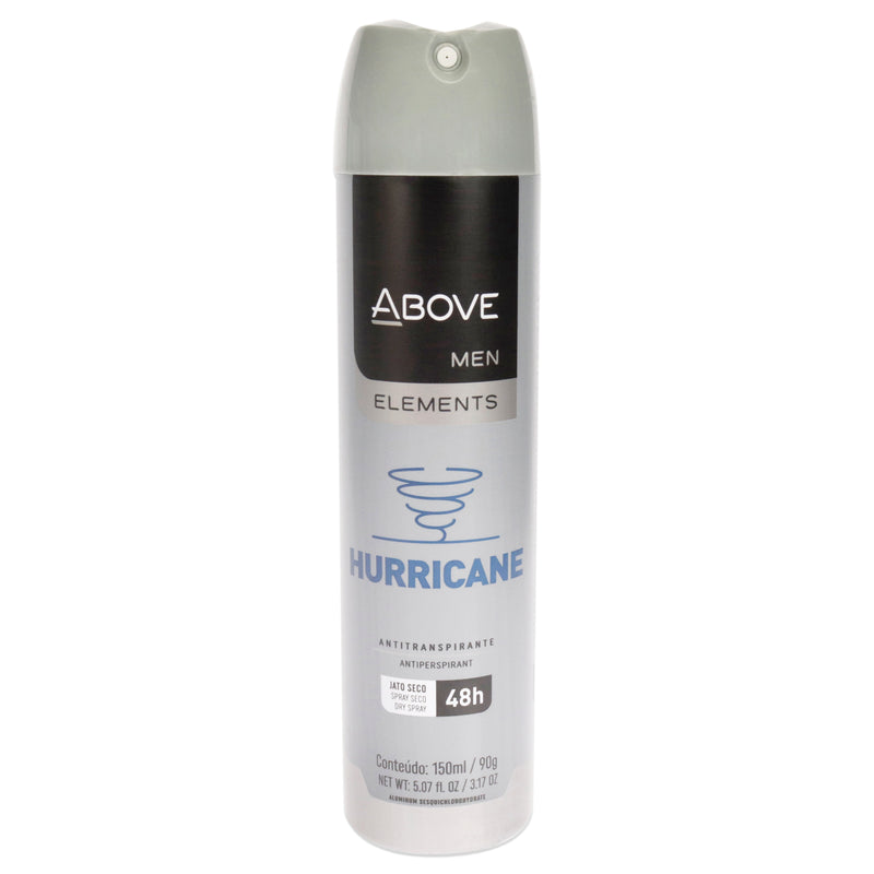 Above 48 Hours Element Antiperspirant Deodorant - Hurricane by Above for Men - 3.17 oz Deodorant Spray