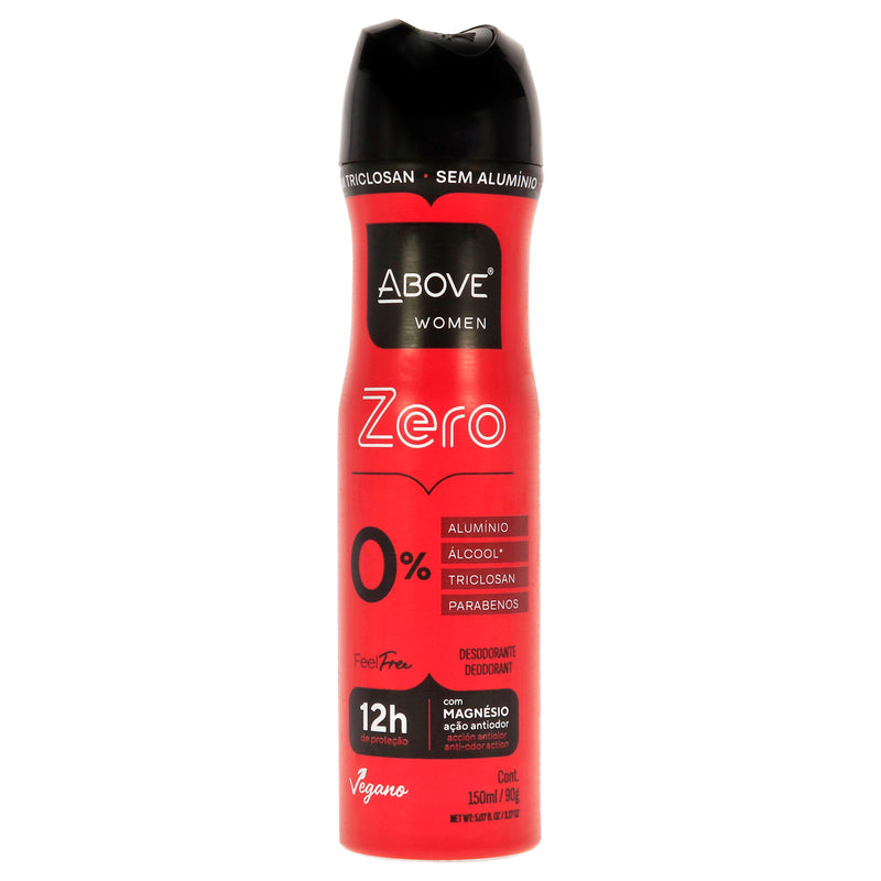 Above 12 Hours Feel Free Deodorant - Zero by Above for Women - 3.17 oz Deodorant Spray