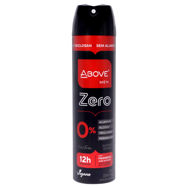Above 12 Hours Feel Free Deodorant - Zero by Above for Men - 3.17 oz Deodorant Spray