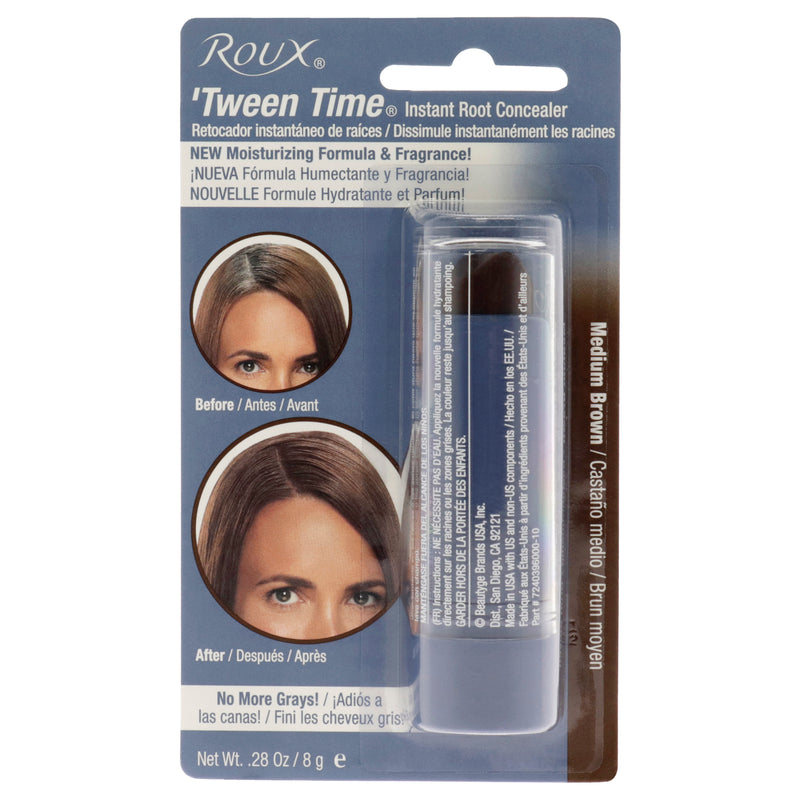 Roux Tween Time Instant Root Concealer Stick - Medium Brown by Roux for Unisex - 0.28 oz Concealer