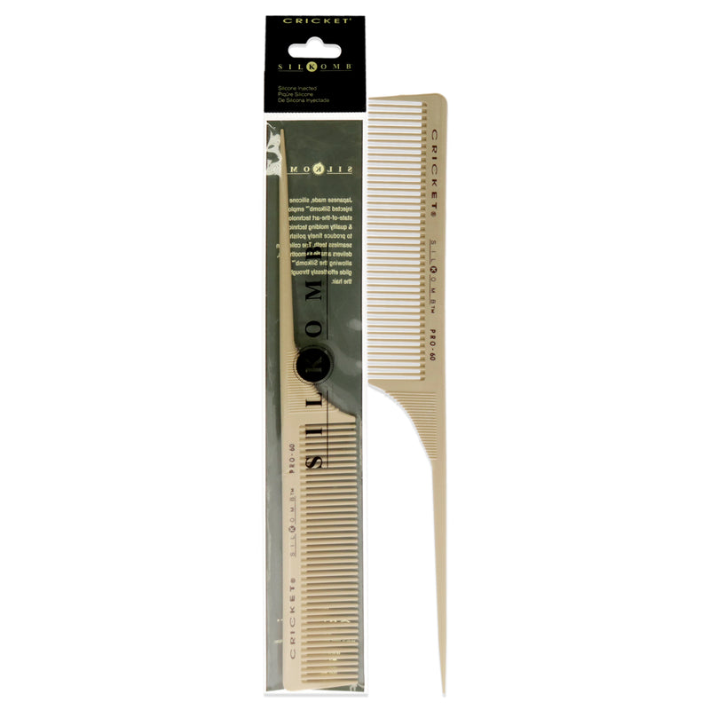 Cricket Silkomb Medium Toothed Rattaail - Pro-60 by Cricket for Unisex - 1 Pc Comb