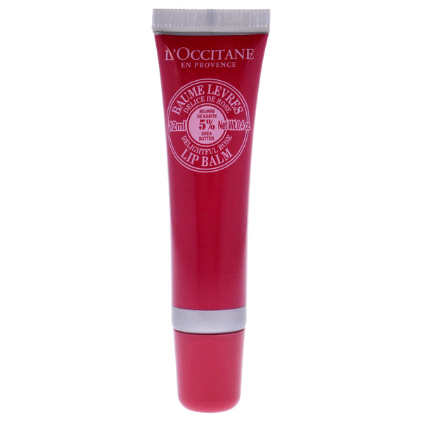 L'Occitane Shea Butter Delightful Rose Lip Balm by LOccitane for Unisex - 0.4 oz Lip Balm