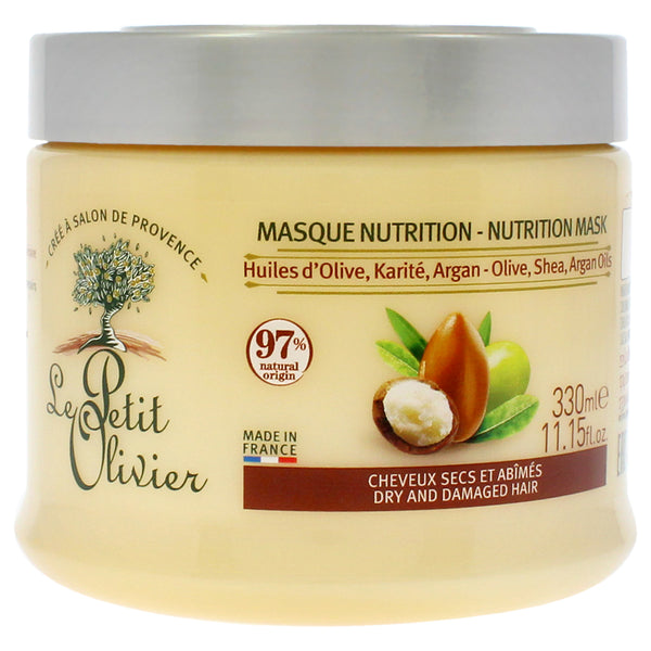 Le Petit Olivier Nutrition Mask - Dry and Damaged Hair by Le Petit Olivier for Unisex - 11.15 oz Maque