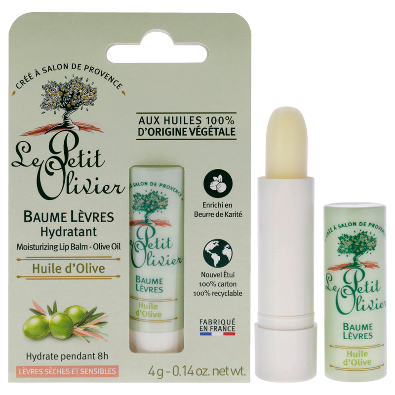 Le Petit Olivier Moisturizing Lip Balm - Olive Oil by Le Petit Olivier for Women - 0.14 oz Lip Balm