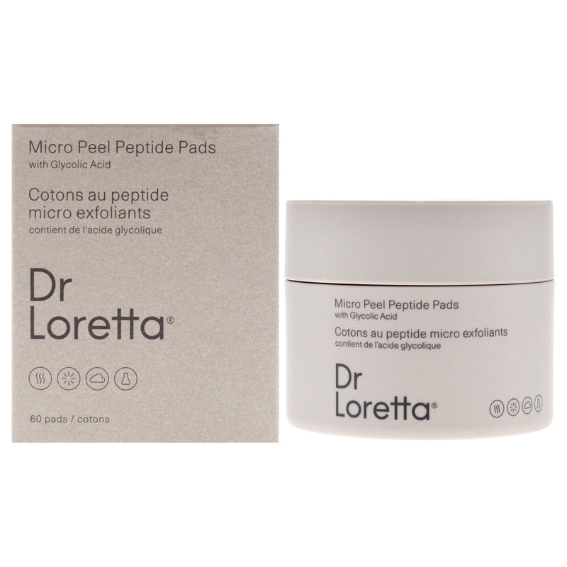 Dr. Loretta Micro Peel Peptide Pads by Dr. Loretta for Unisex - 60 Pc Pads