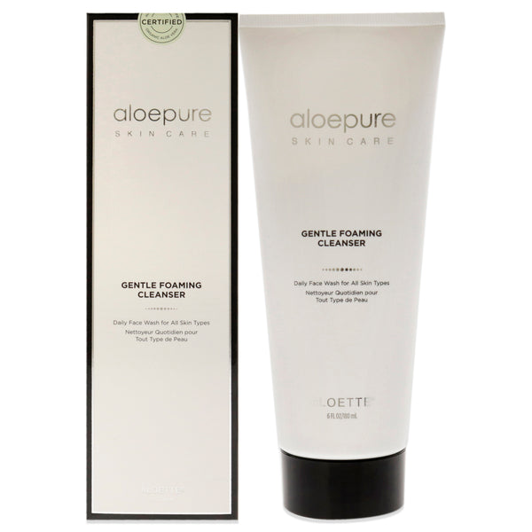 Aloette Aloepure Gentle Foaming Cleanser by Aloette for Unisex - 6 oz Cleanser