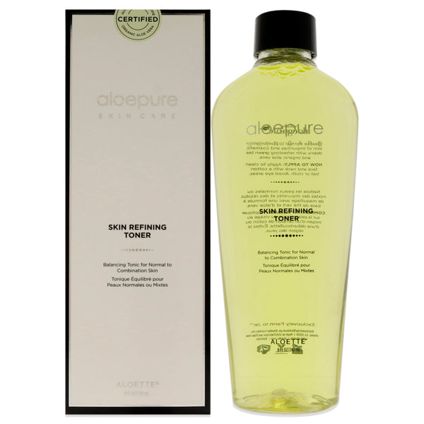 Aloette Aloepure Skin Refining Toner by Aloette for Unisex - 8 oz Toner