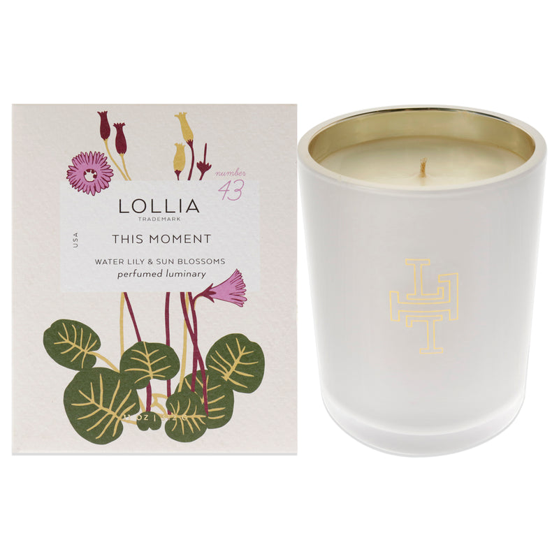 Lollia This Moment Perfumed Luminary Candle by Lollia for Unisex - 11 oz Candle